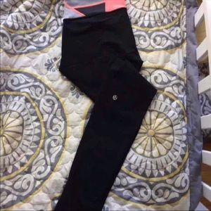 Lululemon wunder under reversible leggings
